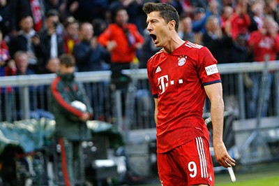  莱万特续写德甲传奇刷新个人进球纪录